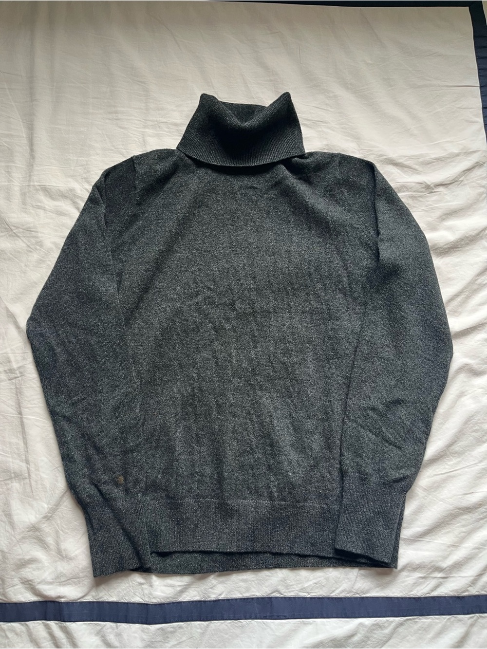 Dark Gray Turtleneck Sweater